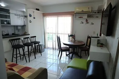 Image de Loft c varanda e localização ideal à 650m da praia