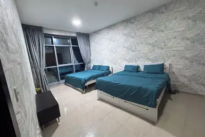Image de Sea view 2-bedroom apartment with Ac, fitness room, swimming in fantastic Ajman