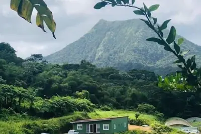 Image de Chambre Roucou en pleine nature, vue Mont Pelée