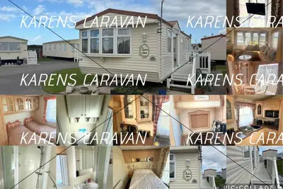 Image de lovely family caravan well equipped near all amenaties Tv in lounge \n