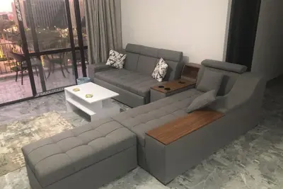 Image de 2-bedroom Hotel apartment with Ac, WiFi in East Town Sodic Cairo Governorate