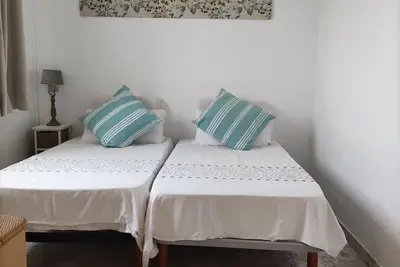 The Anex, room with small garden and terrace, very quiet and sunny area.