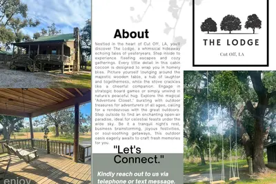 Image de Cozy 2-bedroom lodge in enjoyable Cut Off with WiFi, Ac