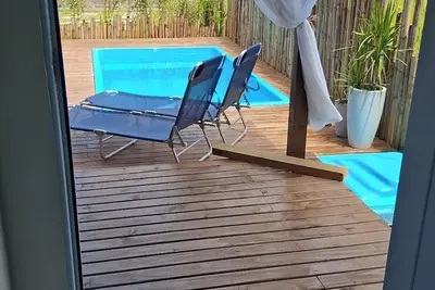 Container house, cozy, practical and romantic. Accepts pets up to 10kg