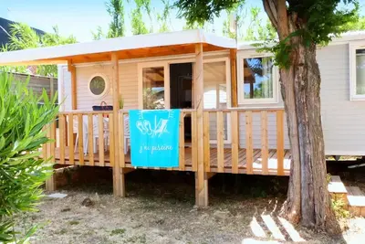 Mobil-Home Texas Standard 4 Pièces 6/8 Personnes Climatisé + Tv