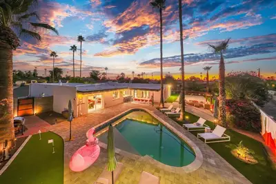 Image de Scottsdale Retreat with Huge Private Yard, Beach Volleyball, Heated Pool