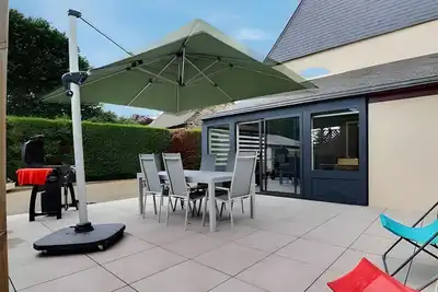 Image de Maison de vacances 'Cours Péan' avec terrasse privée, jardin privé et Wi-Fi