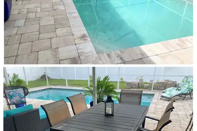 Image de Gulf Breeze Hideaway🌴• near beach•heated pool•hot tub•carport• fenced yard•pets