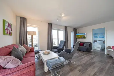 Image de Great vacation apartment on the North Sea with south-facing balcony and sauna - 200 m to the beach