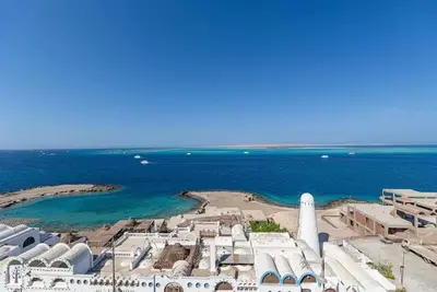 Image de Charming Seaview 2-bedroom apartment with WiFi, Ac in superb Hurghada