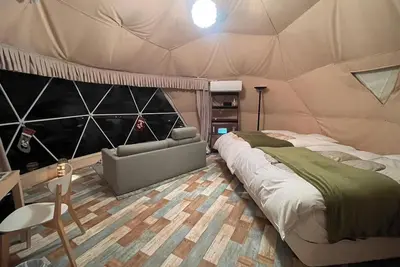 Image de For 3 people Premium Dome 6m Tent F with shower / Ito Shizuoka