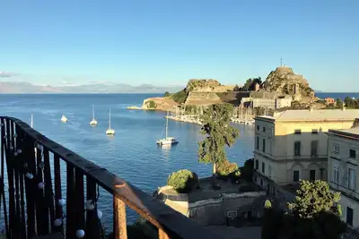 Image de Belvedere flat with panoramic view of Corfu old town