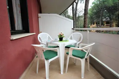 Image de Appartement de détente dans résidence avec piscine