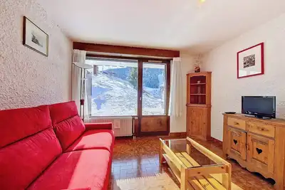 Image de Studio cosy 33m², 4 pers, coin nuit, parking, à La Clusaz