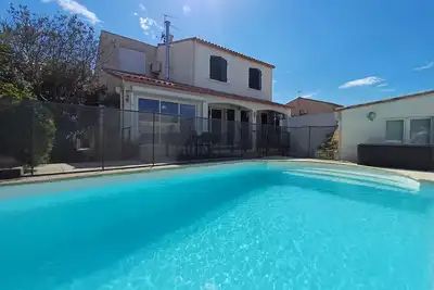 Image de Palavas Villa 3 chbres. Av Piscine/Jardin/Pk. Proche Mer et Centre(4 min Ă pied)