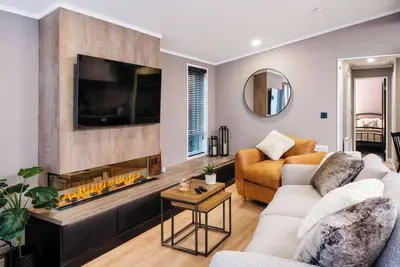 Image de Premium modern and contemporary luxury lodge perfect for a relaxing escape.