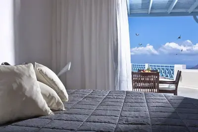 Image de Splendid Santorini Villa | Villa Solara | 2 Bedrooms | Private Pool | Breathtaking Sea Views | Furnished Terrace | Fira