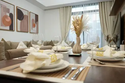 Image de Chic 2-bedroom apartment with fitness room, WiFi in vibrant Dubai