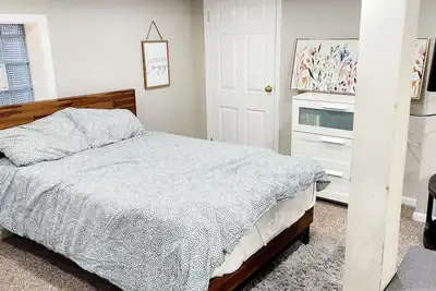 Image de Finished Basement in Historic Oak Park with 2 cats