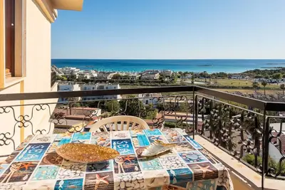 Image de Maison de vacances 'Vista Mare Bellavita' avec vue sur mer, Wi-Fi et climatisation
