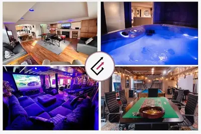 Image de RiNo Party Palace: Game Room, Theater & Hot Tub- Sleeps 30!