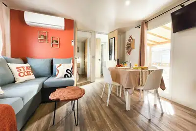 Image de Dreamy Lodge - Plage à 100m, bungalow idéal pour les familles - Camping 4*