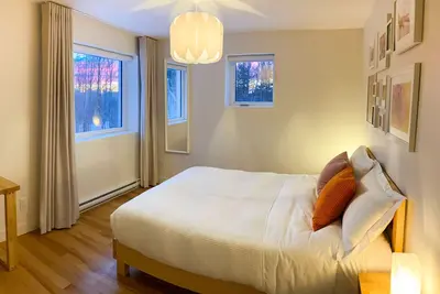 Image de Chambre Fleurs dans notre gîte écologique au pied du Mt-Shefford