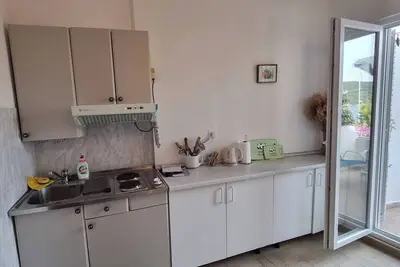 One bedroom apartment with a possible extra room
