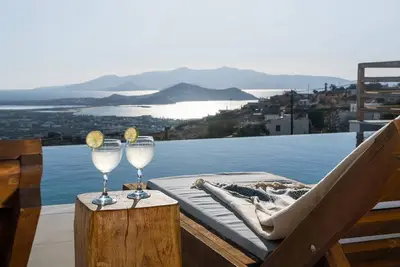 Image de Modern Naxos Villa | Villa Xenios | 4 Bedrooms | Private Pool | Breathtaking View | Modern Furnishing | Parking Area | Agkidia