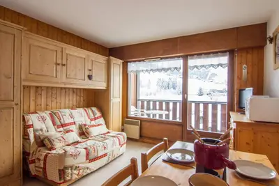 Image de Confortable studio à La Clusaz, 4 pers, Wifi, balcon sud