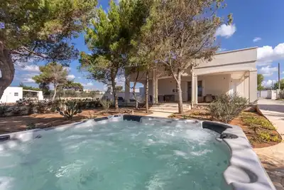 Villa Alba in Torre San Giovanni with Jacuzzi, by Apulia home