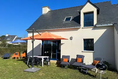 Image de Maison moderne 6 pers, proche Port Crouesty et plages, Wi-Fi, jardin, idéale pour familles