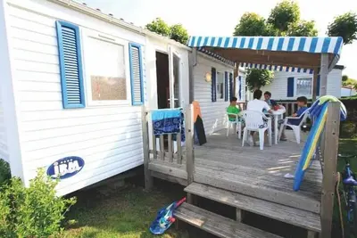 Image de ZEcamping familial parc aquatique animaux acceptés locatif Tv 23m2