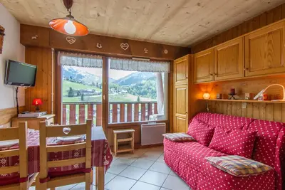 Image de Studio cosy avec balcon et wifi, animaux admis - La Clusaz