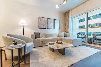 Image de Revamped 1br Unit with Partial Sea & Palm Jumeirah Views, Elite Residence