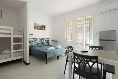 Image de Appartement 'Gaia' avec vue sur mer, balcon et climatisation