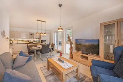 Modern vacation apartment Lieblingsort in Kölpinsee for up to 5 people