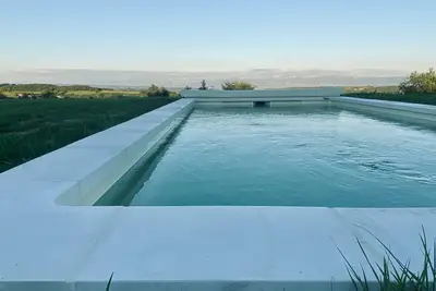 Image de Ardèche - Villa toute équipée avec Piscine - Vue Panoramique - Campagne - Calme