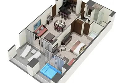 Image de Grand Mayan hotel suite with Ac, fitness room, WiFi in fabulous Nuevo Vallarta