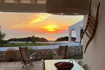 Image de Binibridge. House in front of the sea in Binibeca Vell