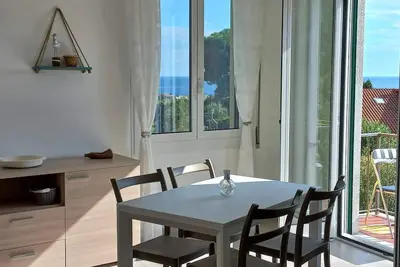 The corner on the sea, the quiet with a sea view