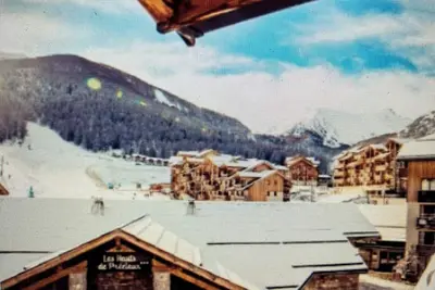 Image de 2 pièces 6 prs - balcon-Les Orres 1800 - piscine / Spa gratuit dans la résidence