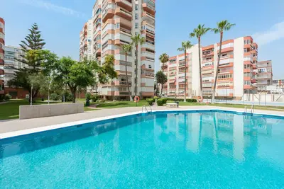 Image de Appartement 'Las Gaviotas 141' avec piscine partagée, Wi-Fi et climatisation