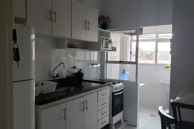 Image de Elegant apartment 350 meters from Enseada Beach Guarujá