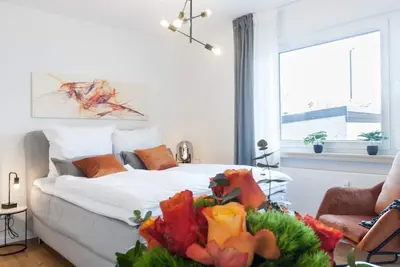Image de ★ Liobablick Nr. 1 ★ Apartment with balcony - centrally located in Petersberg/Fulda
