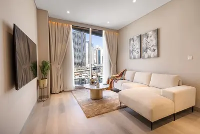 Luxury Full Marina View 1 Br + Hall & Infinity Pool - On Marina Walk