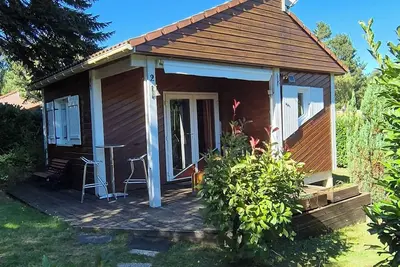 Image de Chalet climatisé avec jardin clos 4 personnes