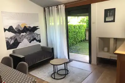 Image de Chalet rénové 4pers superbe vue montagne à 5 mn des commerces