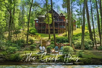 Image de Sale! Rustic Luxe, Tubing, Fishing, Hot-Tub, Games