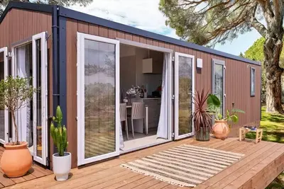 Image de Mobil Home Premium Hill Large 3 Zimmer 4 Personen Klimaanlage + Tv